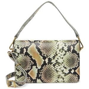 Madewell Snake Embossed Leather Convertible Crossbody Bag